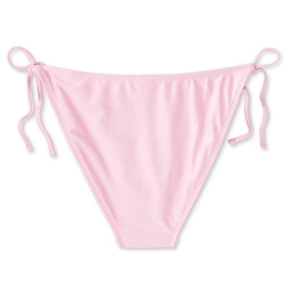 Wild Fable Light Pink Side-Tie Scoop Front Bikini Bottom - Picture 3 of 4